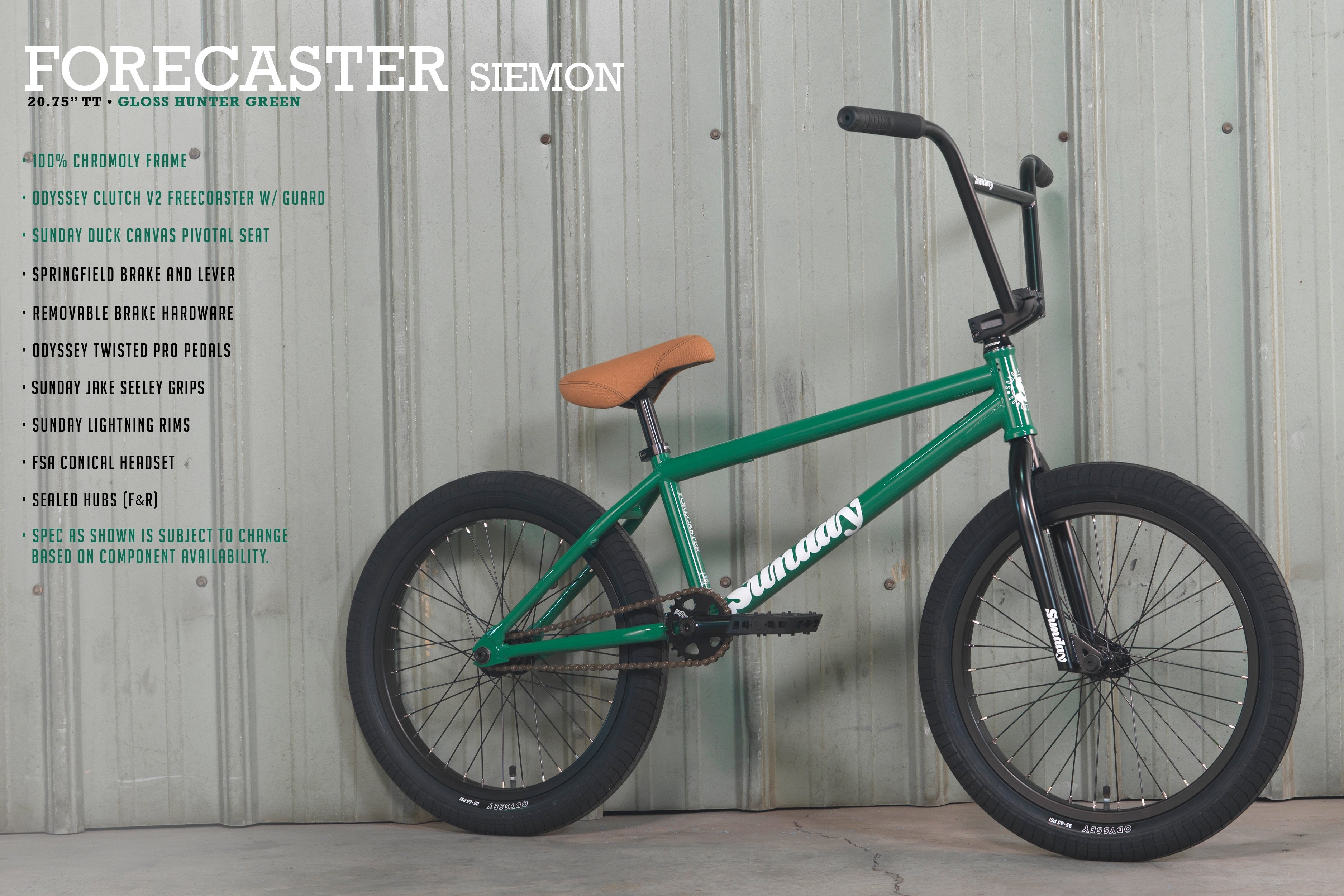 Sunday Forecaster - Alec Siemon Signature (Gloss Hunter Green with