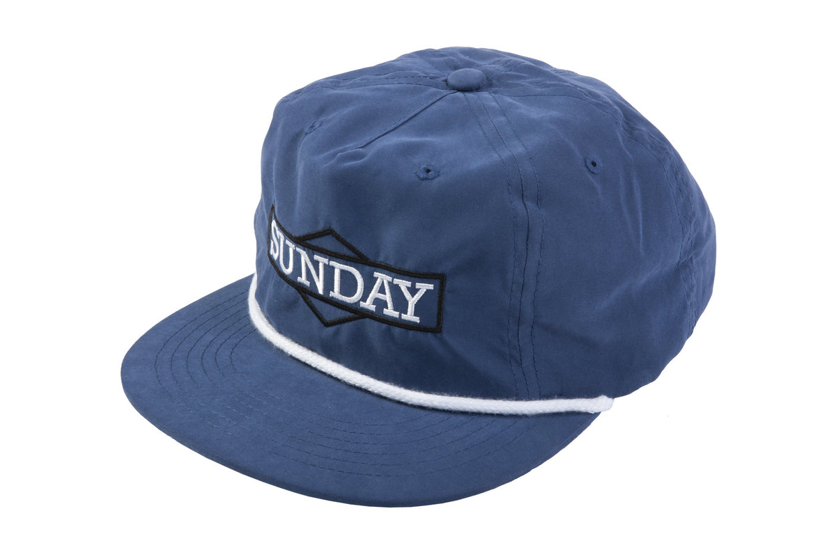 Sunday Cornerstone Rope Unstructured Hat (Blue)