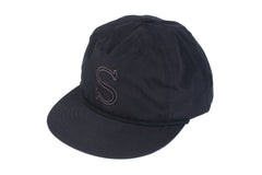 Sunday Big S Snapback Hat (Black/Pale Pink)