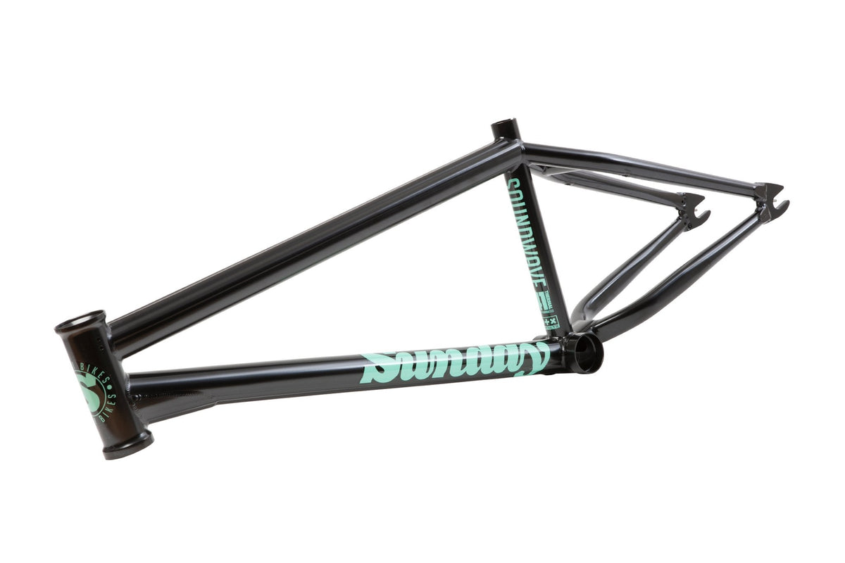 Sunday Soundwave v3 Frame (Rustproof Black with Mint Green Stickers)