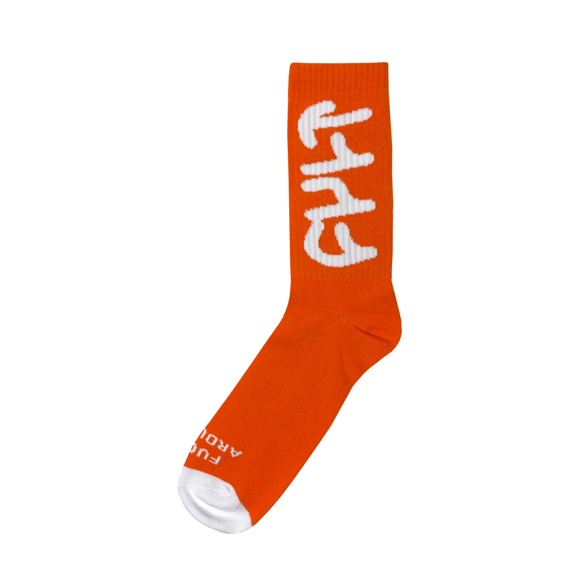 Big Logo Socks / orange