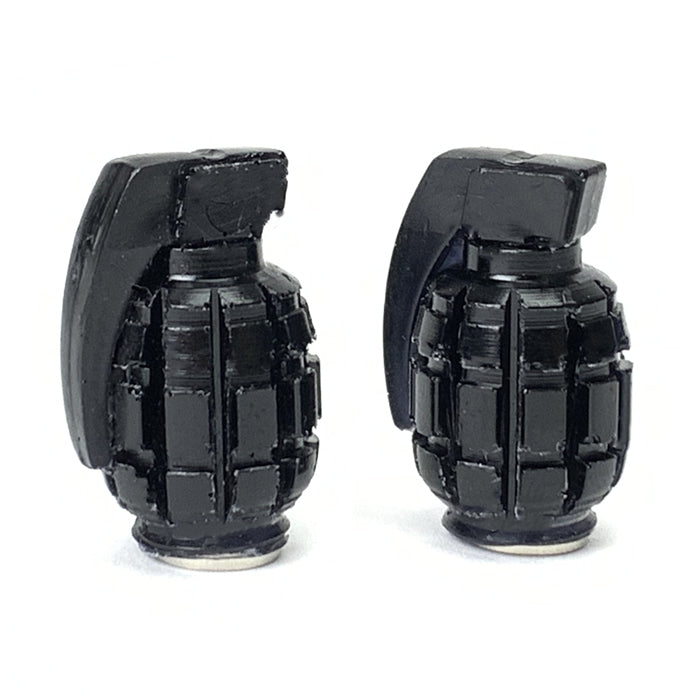 Grenade valve caps / black