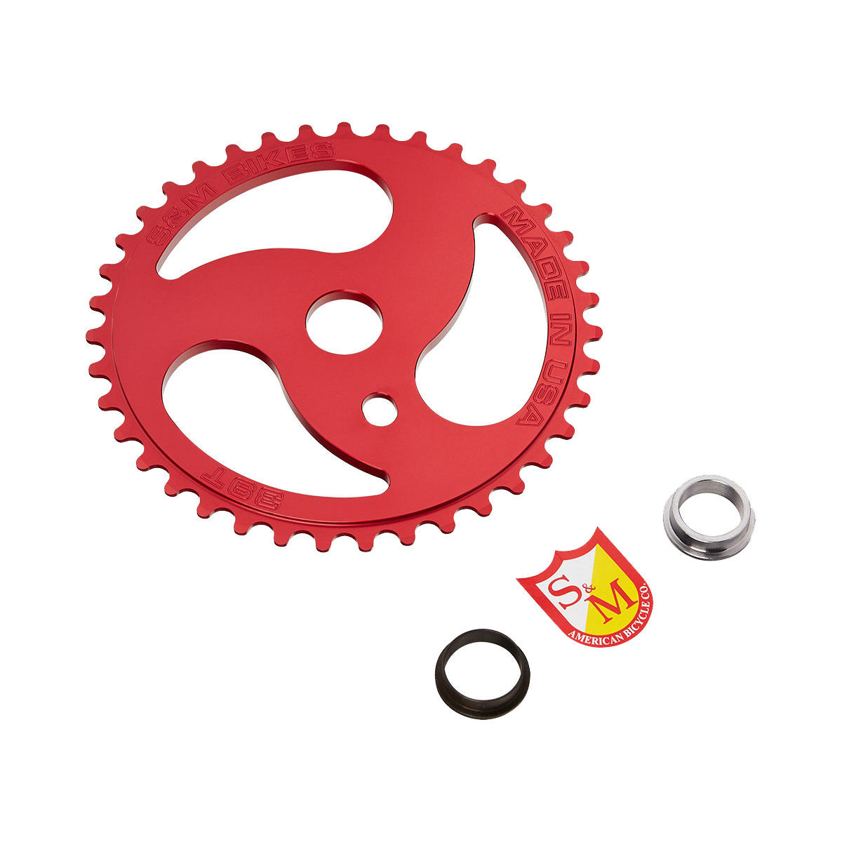 S&M CHAIN SAW SPROCKET RED 30T