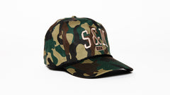 S&M SMU   5 PANEL SNAPBACK   CAMO