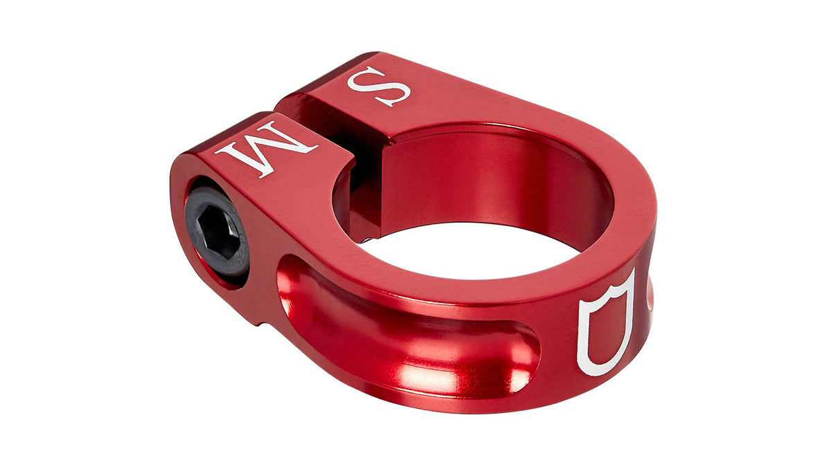 S&M XLT SEAT CLAMP RED 28.6mm I.D. for 25.4mm seatpost