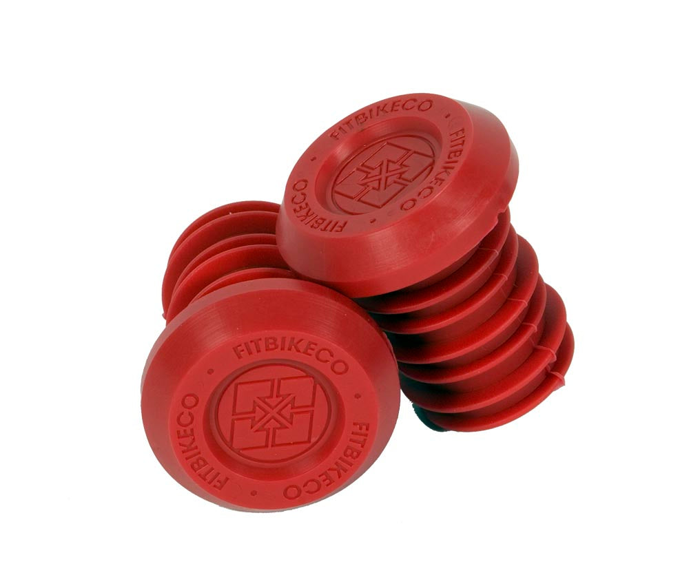 FIT PUSH IN BAR PLUGS PAIR RED