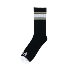 Stripes Socks / black & white