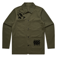 That's All Folks Chore Jacket / green
